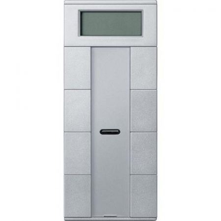 MTN6214-0460 (MTN6214-0460) 4- кнопочный выключатель с терморегулятором KNX plus Merten System M. алюминий. Schneider Electric