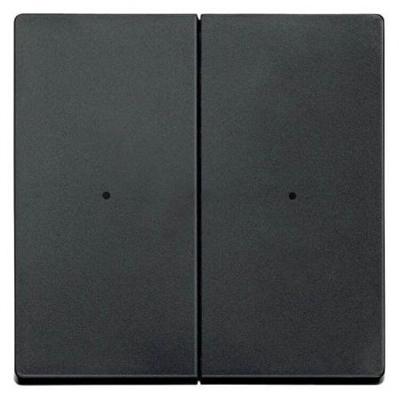 MTN625214 (MTN625214) Клавишный блок для 2-клавишного модуля выключателя Merten System M. антрацит. Schneider Electric