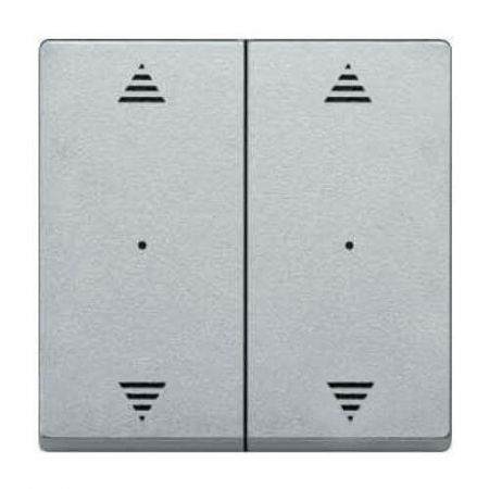 MTN625860 (MTN625860) Клавиша для модуля 2-кнопочного выключателя KNX с символами вверх/вниз Merten System M. алюминий. Schneider Electric