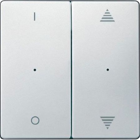MTN626619 (MTN626619) Клавиша для модуля 2-кнопочного выключателя KNX с символами I/0 и стрелками вверх/вниз Merten System Design. полярно-белый. Schneider Electric
