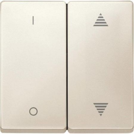 MTN626644 (MTN626644) Клавиша для модуля 2-кнопочного выключателя KNX с символами I/0 и стрелками вверх/вниз Merten System Design. бежевый. Schneider Electric