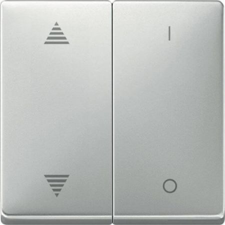 MTN626746 (MTN626746) Клавиша для модуля 2-кнопочного выключателя KNX с символами стрелок вверх/вниз и I/0 Merten System Design. сталь. Schneider Electric