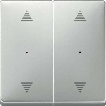 MTN626846 (MTN626846) Клавиша для модуля 2-кнопочного выключателя KNX с символами стрелок вверх/вниз Merten System Design. сталь. Schneider Electric