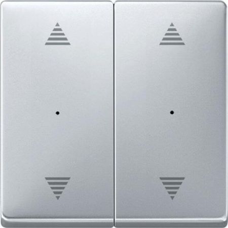 MTN626860 (MTN626860) Клавиша для модуля 2-кнопочного выключателя KNX с символами стрелок вверх/вниз Merten System Design. алюминий. Schneider Electric