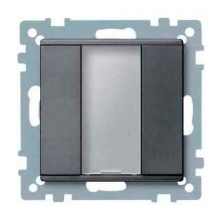 MTN627514 (MTN627514) 1-кнопочный выключатель KNX plus Merten System M. антрацит. Schneider Electric