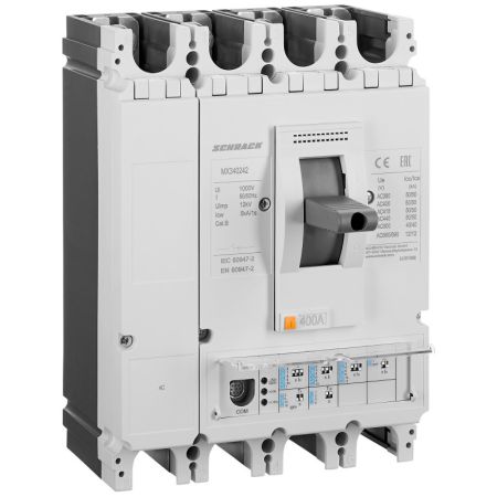 (MX340242) Автоматический выключатель MX 4P 400A. 50кА тип EN. габарит 3. Schrack Technik