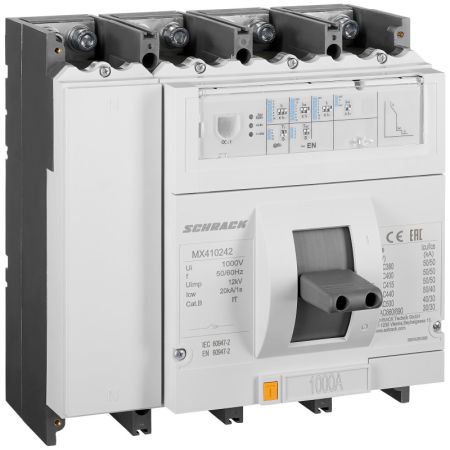 (MX410242) Автоматический выключатель MX 4P 1000A. 50кА тип EN. габарит 4. Schrack Technik