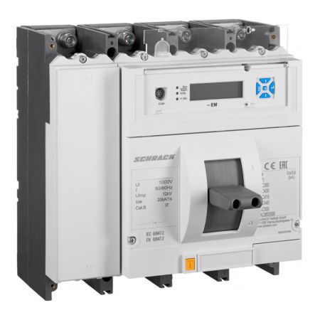 (MX410243) Автоматический выключатель MX 4P 1000A. 50кА тип EM. габарит 4. Schrack Technik