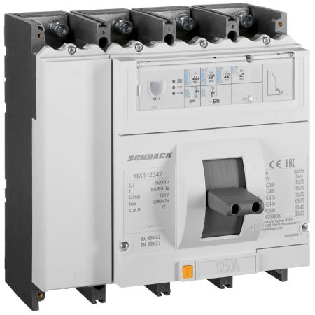 (MX410342) Автоматический выключатель MX 4P 1250A. 70кА тип EN. габарит 4. Schrack Technik