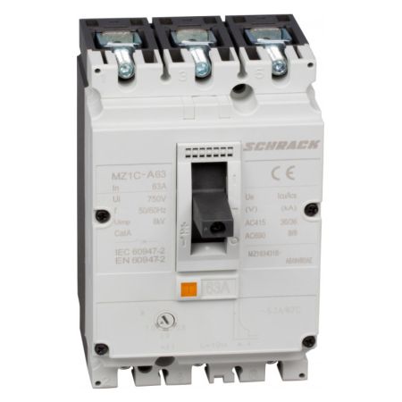 (MZ163431B) Автоматический выключатель MZ 3P 63A. 36кА тип А.. Schrack Technik