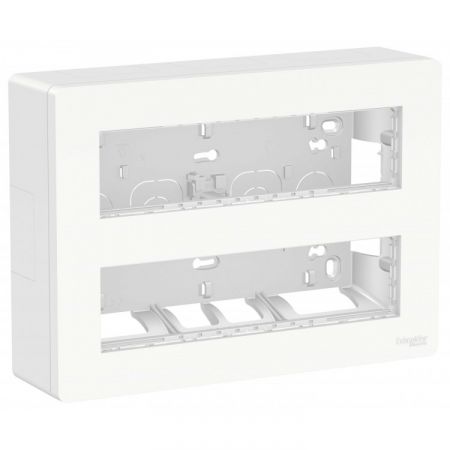 (NU172454) Блок скрытой установки unica system. 2х2. UNICA NEW графит. Schneider Electric