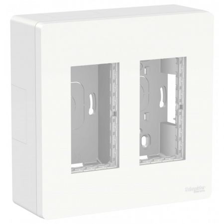 (NU173430) Блок скрытой установки unica system. 3х2. UNICA NEW алюминий. Schneider Electric
