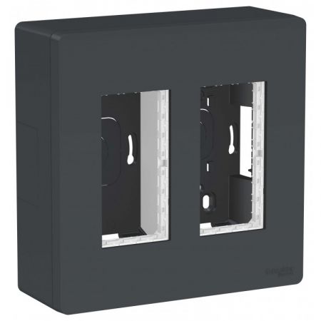 (NU173454) Блок скрытой установки unica system. 3х2. UNICA NEW графит. Schneider Electric