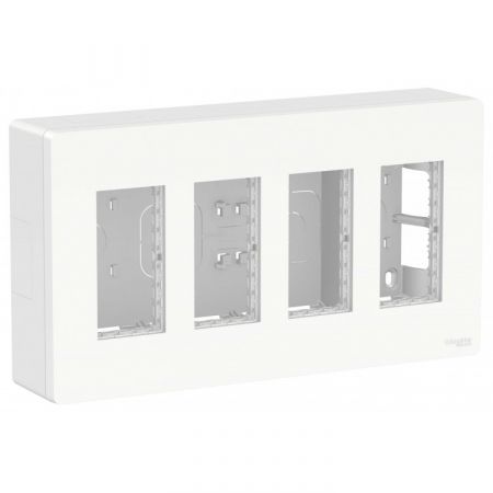 (NU210118) Рамка 1-модульная Unica Studio. белый. Schneider Electric