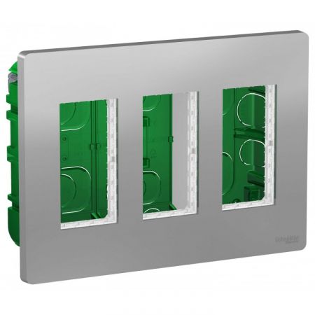 (NU173418) Блок скрытой установки unica system. 3х2. UNICA NEW белый. Schneider Electric