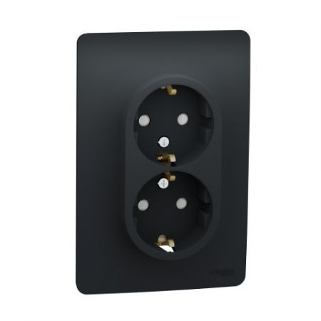 (NU301818) Механизм двойной USB розетки A+C. UNICA NEW белый. Schneider Electric