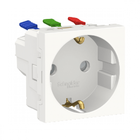(NU7002P) Суппорт пластиковый 2 модуля. UNICA NEW. Schneider Electric