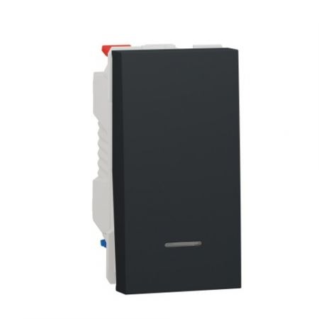 (NU321118) Механизм 2-х клавишного выключателя. 10А 2 модуля. UNICA NEW белый. Schneider Electric