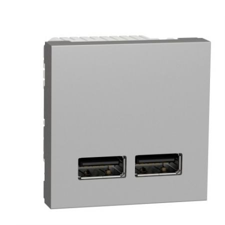 (NU346254) Механизм розетка TV (телевизионная) одиночная. 2 модуля. UNICA NEW графит. Schneider Electric