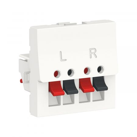 (NU386218) Вывод кабеля. 16А 2 модуля. UNICA NEW белый. Schneider Electric