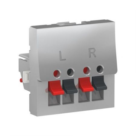 (NU210230) Рамка 2-постовая. Unica Studio алюминий. Schneider Electric