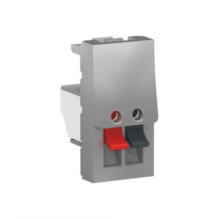 (NU348754) Механизм аудиорозетки 1 модуль. UNICA NEW графит. Schneider Electric