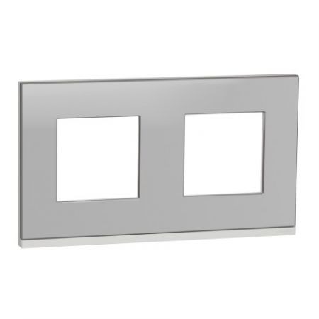 (NU301830) Механизм двойной USB розетки A+C. UNICA NEW алюминий матовый. Schneider Electric