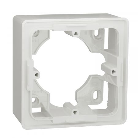 (NU946018) Центральная плата RJ45Keystone/Systimax. 1 модуль. UNICA NEW белый. Schneider Electric