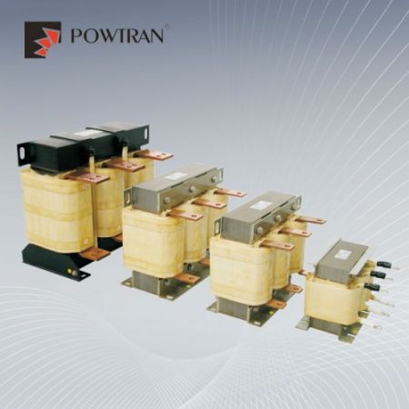 (OCL-0007-ELSC-E1M0) Моторный дроссель I=7А. 1мГн. U=380В. P=2.2кВт. Powtran Technology