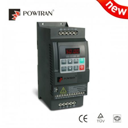 (PI150 1R5G1) Преобразователь частоты PI150 1.5 кВт Uвх=1Фх220В/Uвых=3Фх220В. Powtran Technology