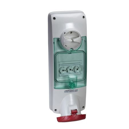 Розетка щитова з блокуванням та запобіжником Schneider Electric Mureva PKB63V534 63A 3P E