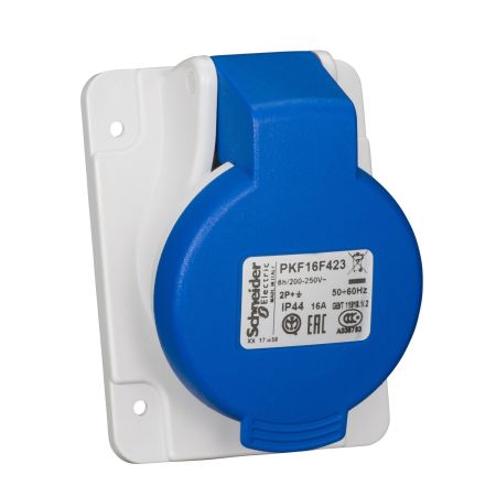 Розетка панельна кутова Schneider Electric PKF16F423 гвинтова