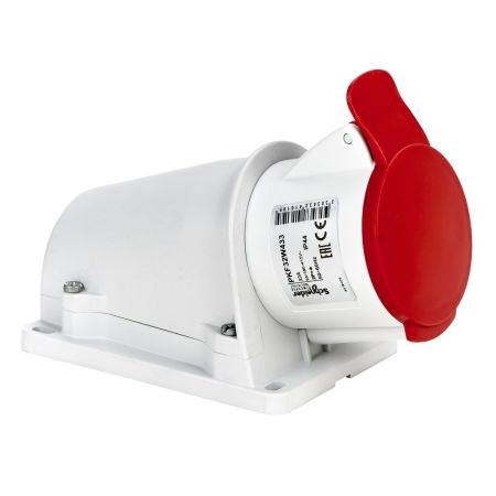 Розетка Mureva кутова. Настінна. Mureva 32A 2P E 415BAC Schneider Electric PKF32W433