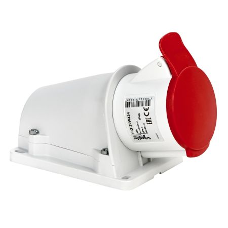 Розетка настінна Schneider Electric Mureva PKF32W434 32A 3P E