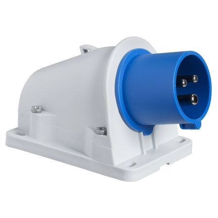 Вилка настінна безгвинтова Schneider Electric Mureva PKX32W423 32A 2P E