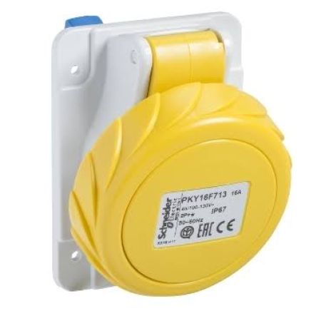 Розетка Mureva 16A 2P E 130ВAC Schneider Electric PKY16F713