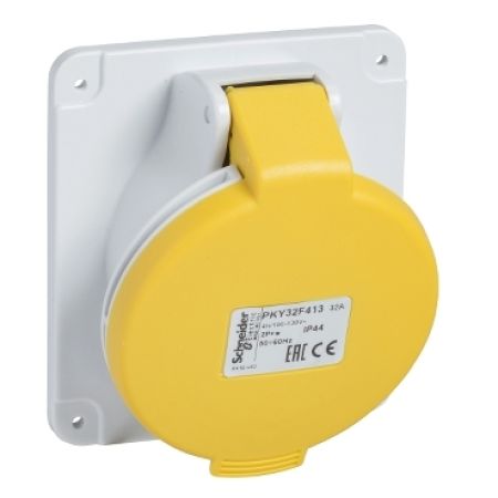 Розетка Mureva 32A 3P N E 130ВAC Schneider Electric PKY32F415