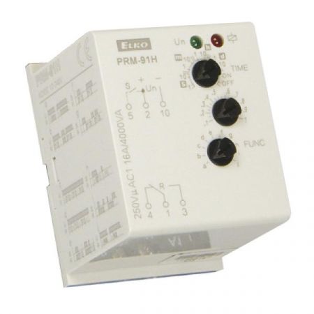 (PRM-2H/UNI) Реле времени мультифункциональное под цоколь PRM-2H/UNI. AC/DC 12-240 V. 10 функций.10 времен. диапазонов. время 0.1s-100дней. вых. 2x8A. ELKO