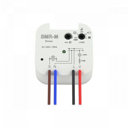 (SMR-M/230V) Регулятор света SMR-M/230V. AC 230 V. для LED и диммируемых энергосберегающих ламп (аналог DIM-15). ELKO