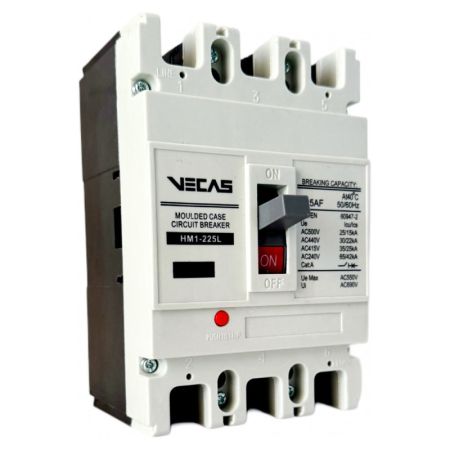 (VCS-000085) Автоматический выключатель HM1-225L 3Р 180А 25кА. 690V AC. VECAS
