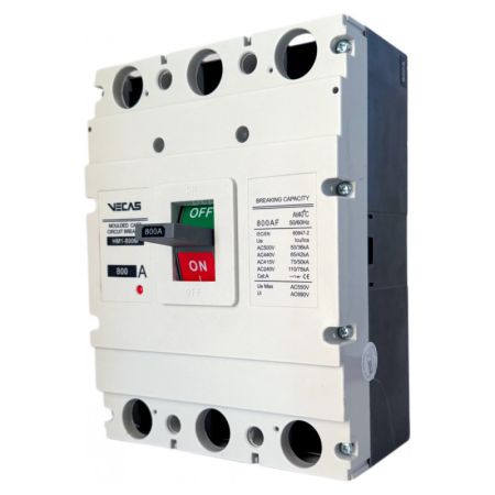 (VCS-000095) Автоматический выключатель HM1-800М 3Р 800А 50кА. 690V AC. VECAS