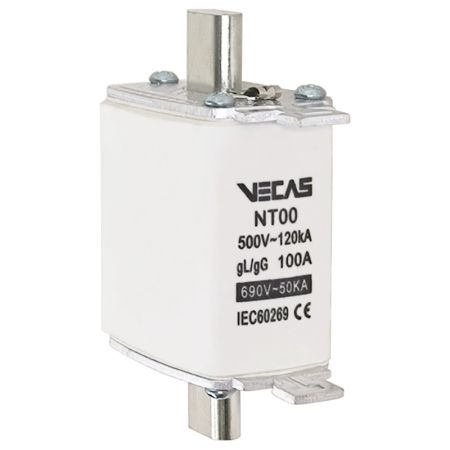 (VCS-000135) Ножевой предохранитель NT00 100А. VECAS