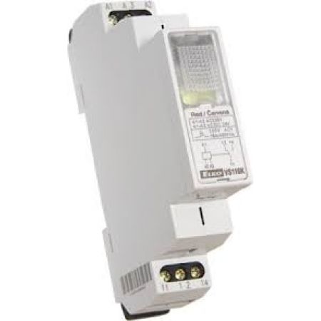 (VS116K/белый) Промежуточное реле VS116K/белый. AC 230. AC/DC24 V. 1x16A перекидной контакт. ELKO