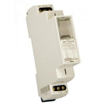 (VS308K/красный) Промежуточное реле VS308K/красный. AC 230. AC/DC24 V. 3x8A перекидных контакта. ELKO