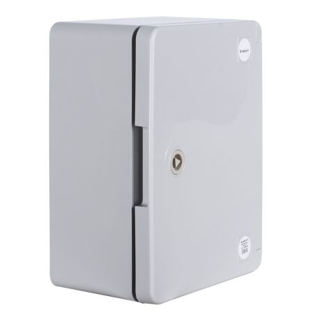 (p084101) Корпус из ABS-пластика e.plbox.pro.p.28.21.13 с непрозрачной дверцей. 280х210х130мм. IP65. E.NEXT