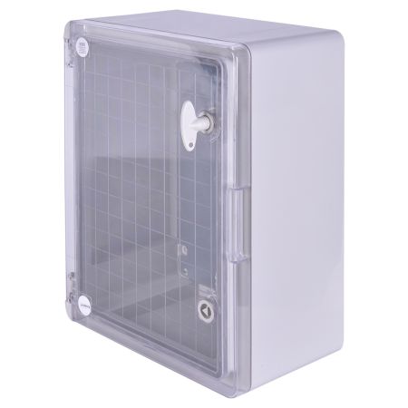 (p084203) Корпус из ABS-пластика e.plbox.pro.p.40.30.17.tr с прозрачной дверцей. 400x300x170мм. IP65. E.NEXT