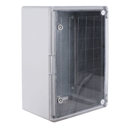 (p084205) Корпус из ABS-пластика e.plbox.pro.p.50.35.22.tr с прозрачной дверцей. 500x350x220мм. IP65. E.NEXT