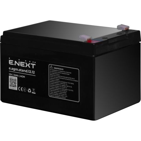 (s072003) Аккумуляторная батарея e.agm.stand.12.12 12V. 12Ah. AGM. E.NEXT