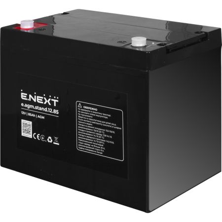 (s072009) Аккумуляторная батарея e.agm.stand.12.85 12V. 85Ah. AGM. E.NEXT