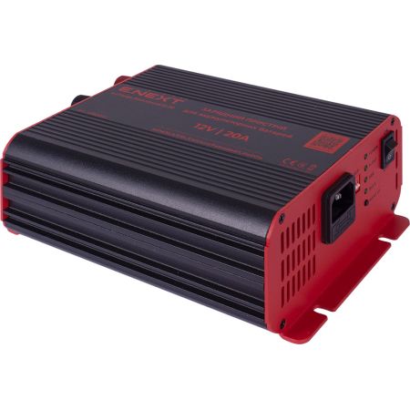 (s080002) Зарядное устройство для аккумуляторных батарей e.charge.batt.stand.12.20 12V. 20А. E.NEXT